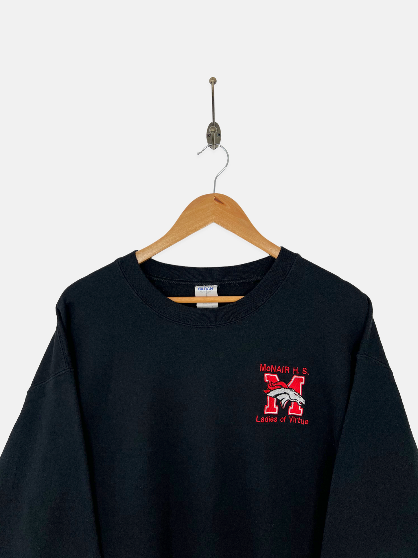 90's McNair High School Embroidered Vintage Sweatshirt Size M-L