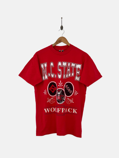 90's N.C. State Wolf Pack USA Made Vintage T-Shirt Size 8-10