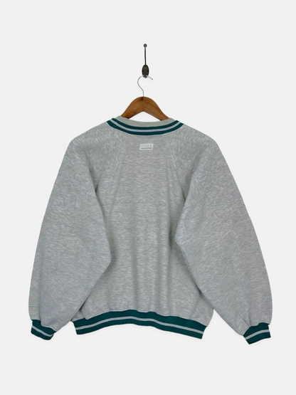 90's Grey Ringer Vintage Sweatshirt Size 10