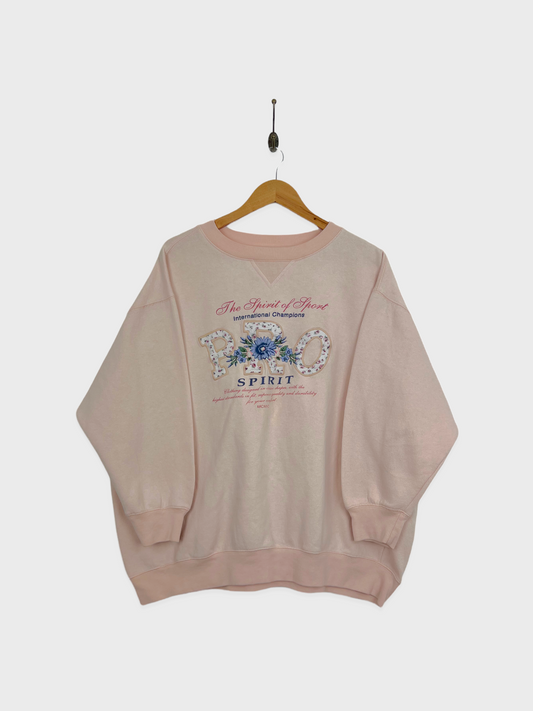 90's Pro Spirit Embroidered Vintage Sweatshirt Size 16