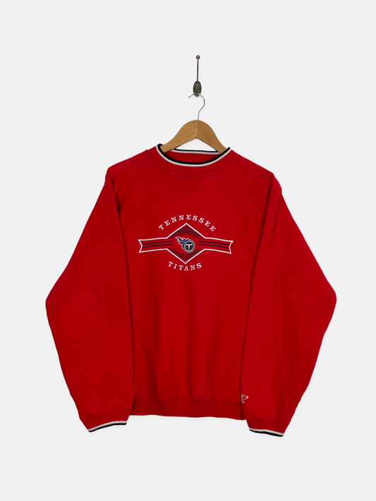 90's Tennessee Titans NFL Embroidered Vintage Sweatshirt Size M