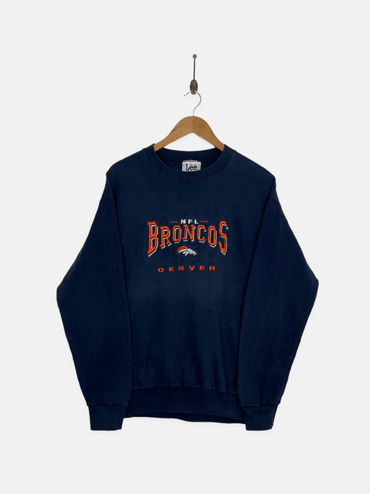 90's Denver Broncos NFL Embroidered Vintage Sweatshirt Size M