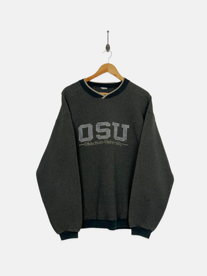 90's Ohio State University Embroidered Vintage Sweatshirt Size L
