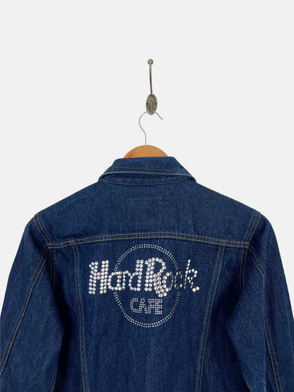 90's Hard Rock Cafe Chicago Vintage Denim Jacket Size 6