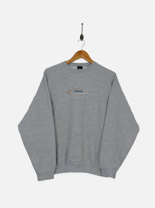 90's RCCC University USA Made Embroidered Vintage Sweatshirt Size M
