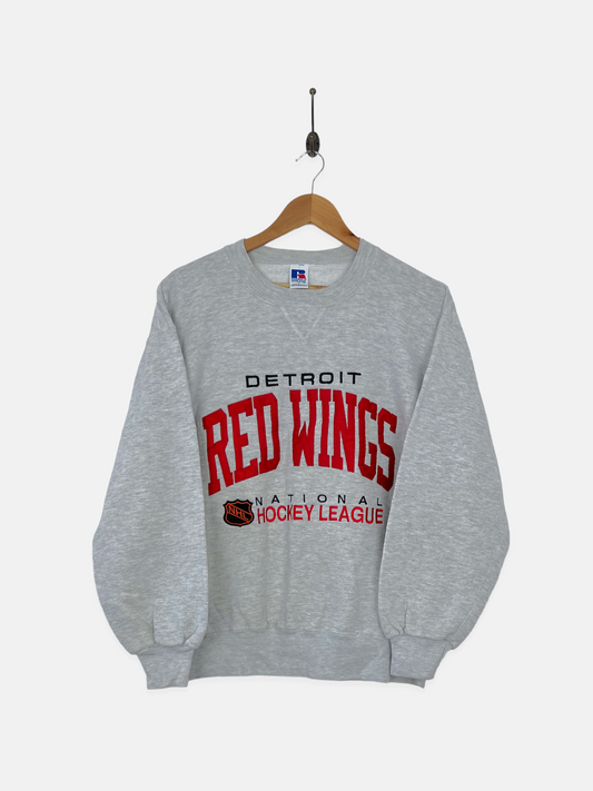 90's Detroit Red Wings NHL USA Made Embroidered Vintage Sweatshirt Size 10