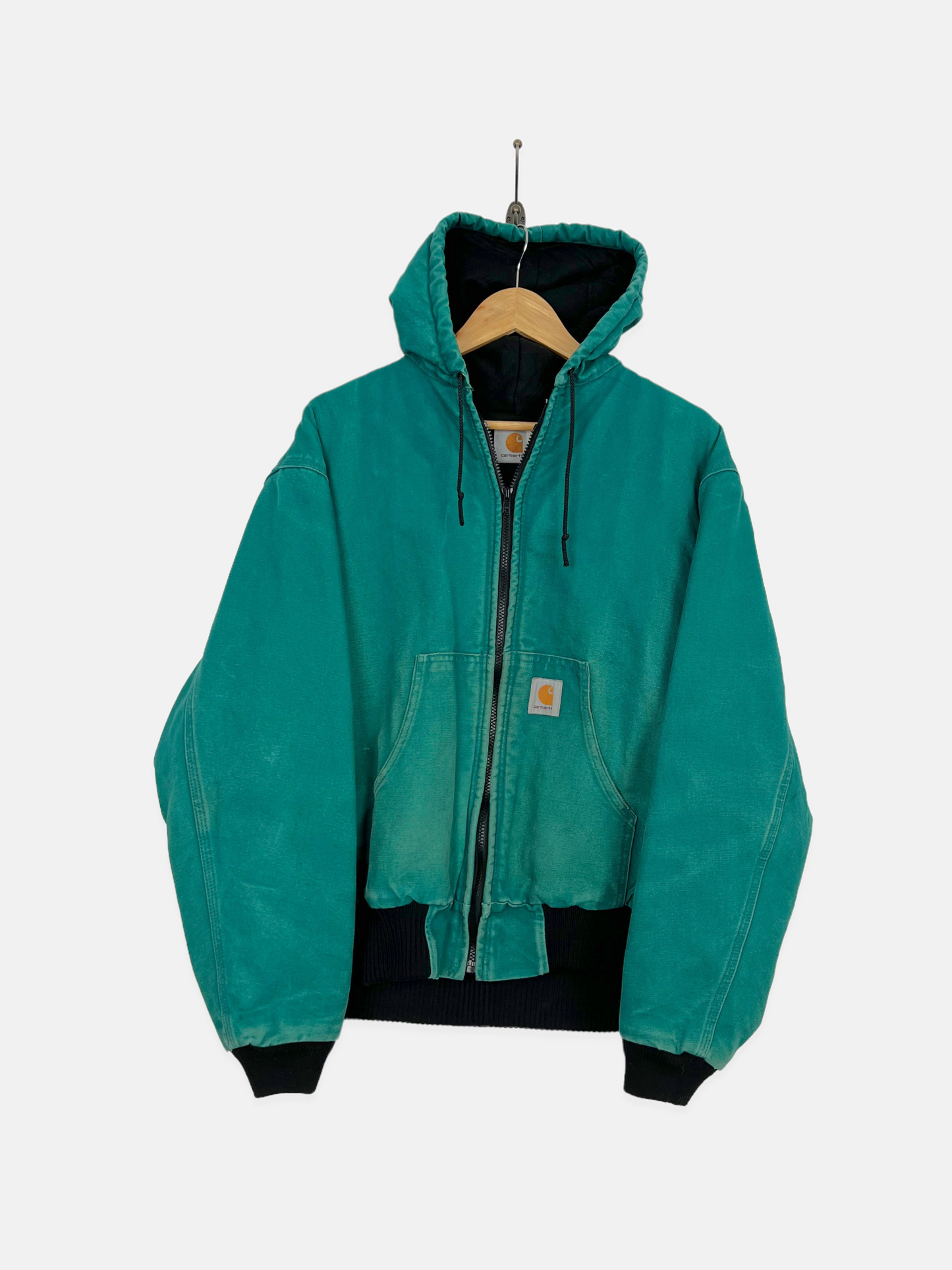 90's Carhartt Heavy Duty Vintage Jacket with Hood Size M