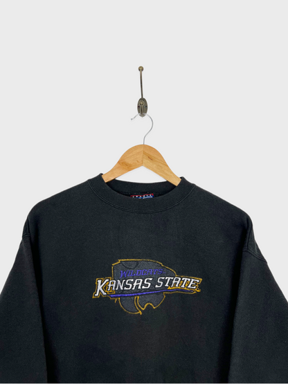 90's Kansas State Wildcats USA Made Embroidered Vintage Sweatshirt Size 6
