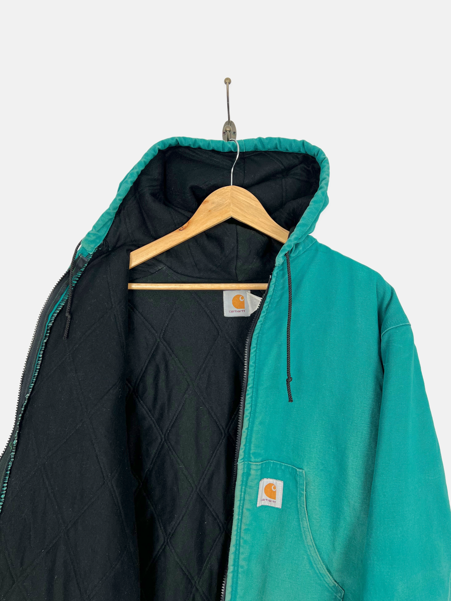 90's Carhartt Heavy Duty Vintage Jacket with Hood Size M