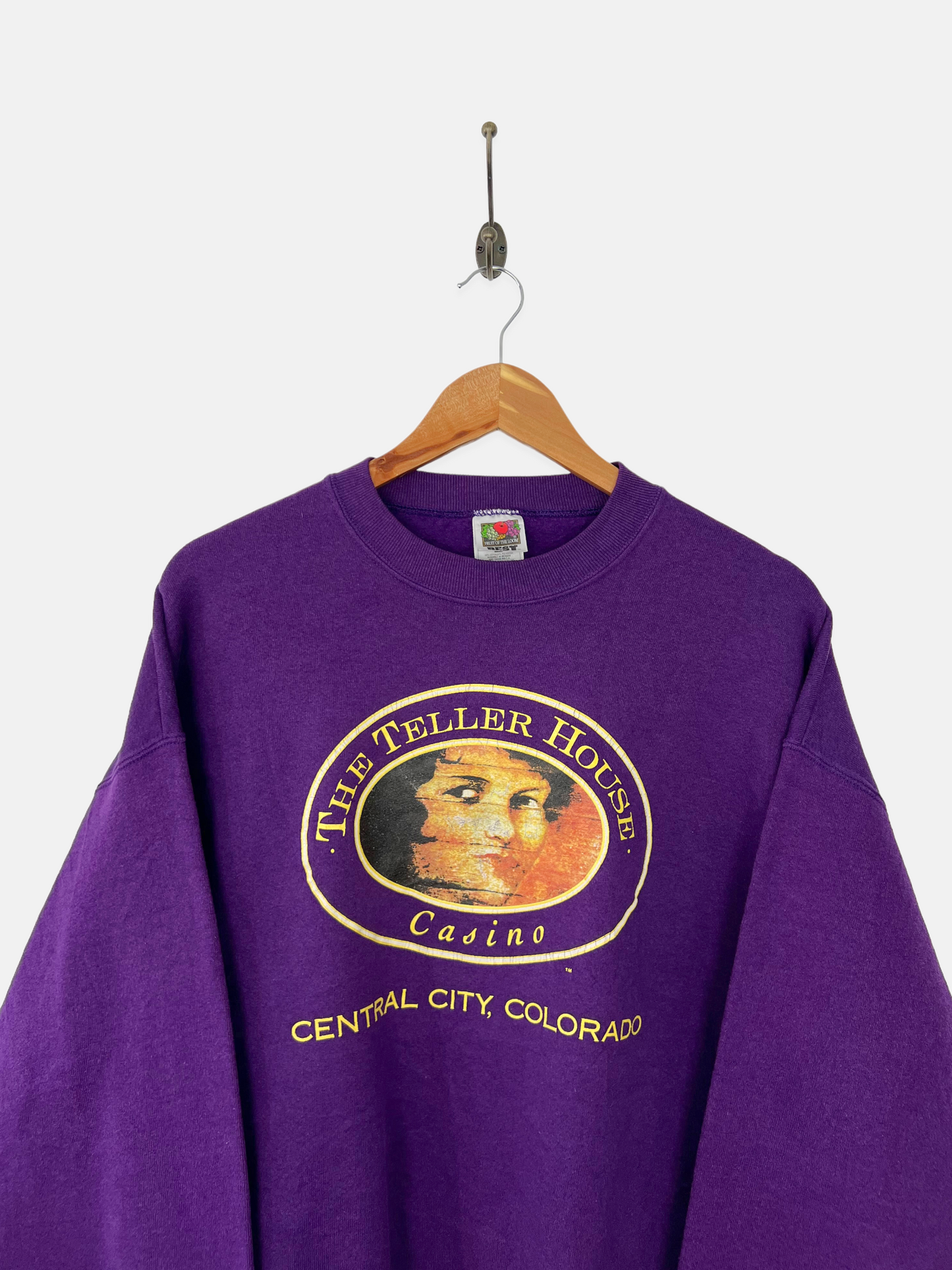 90's The Teller House Casino Colorado Vintage Sweatshirt Size M-L