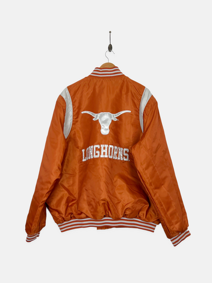 90's Texas Longhorns Embroidered Vintage Puffer Jacket Size 2XL