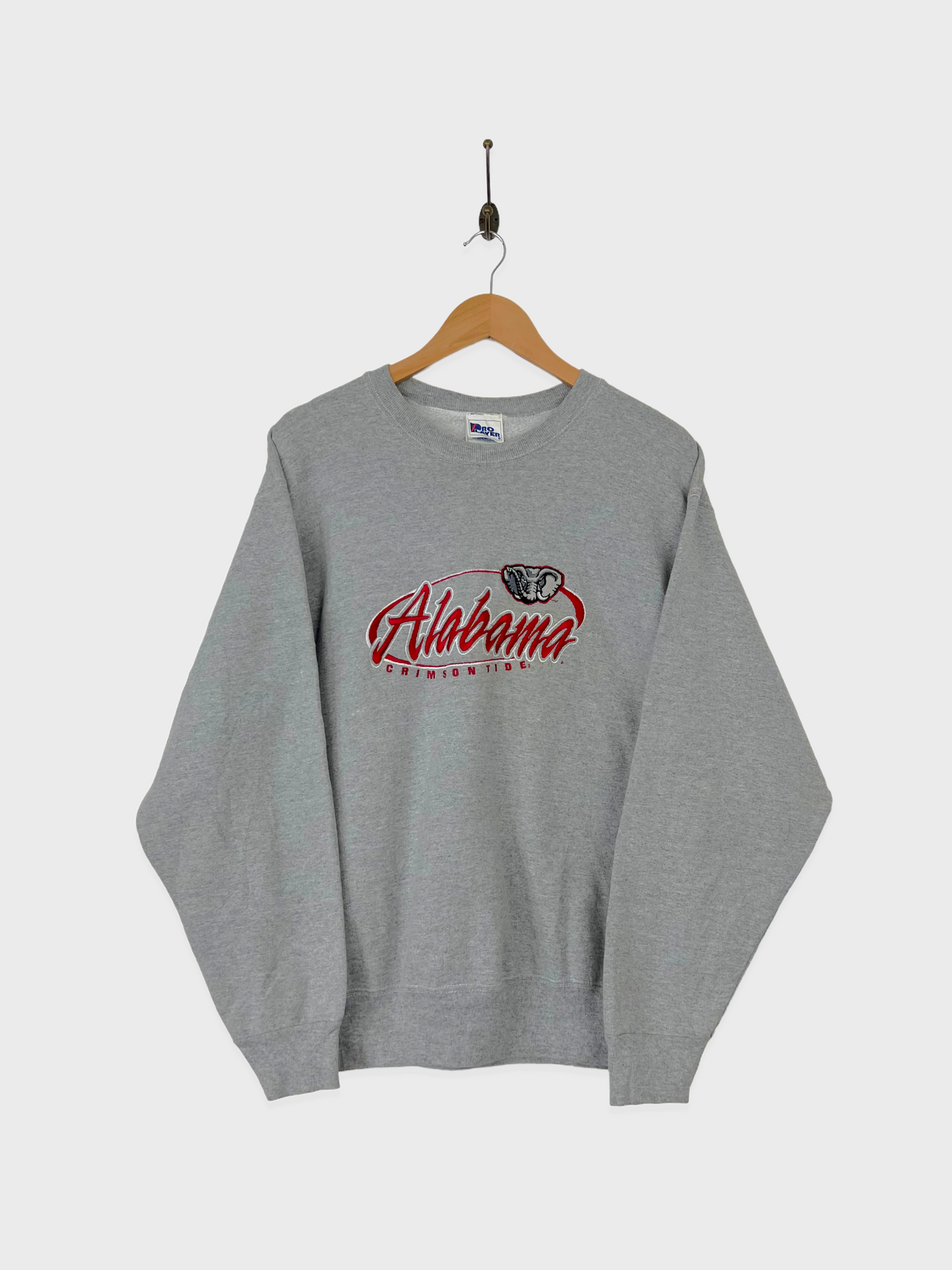 90's Alabama Crimson Tide USA Made Embroidered Vintage Sweatshirt Size 8-10