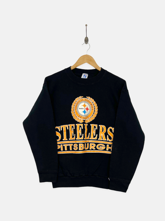 90's Pittsburgh Steelers NFL USA Made Vintage Sweatshirt Size 6