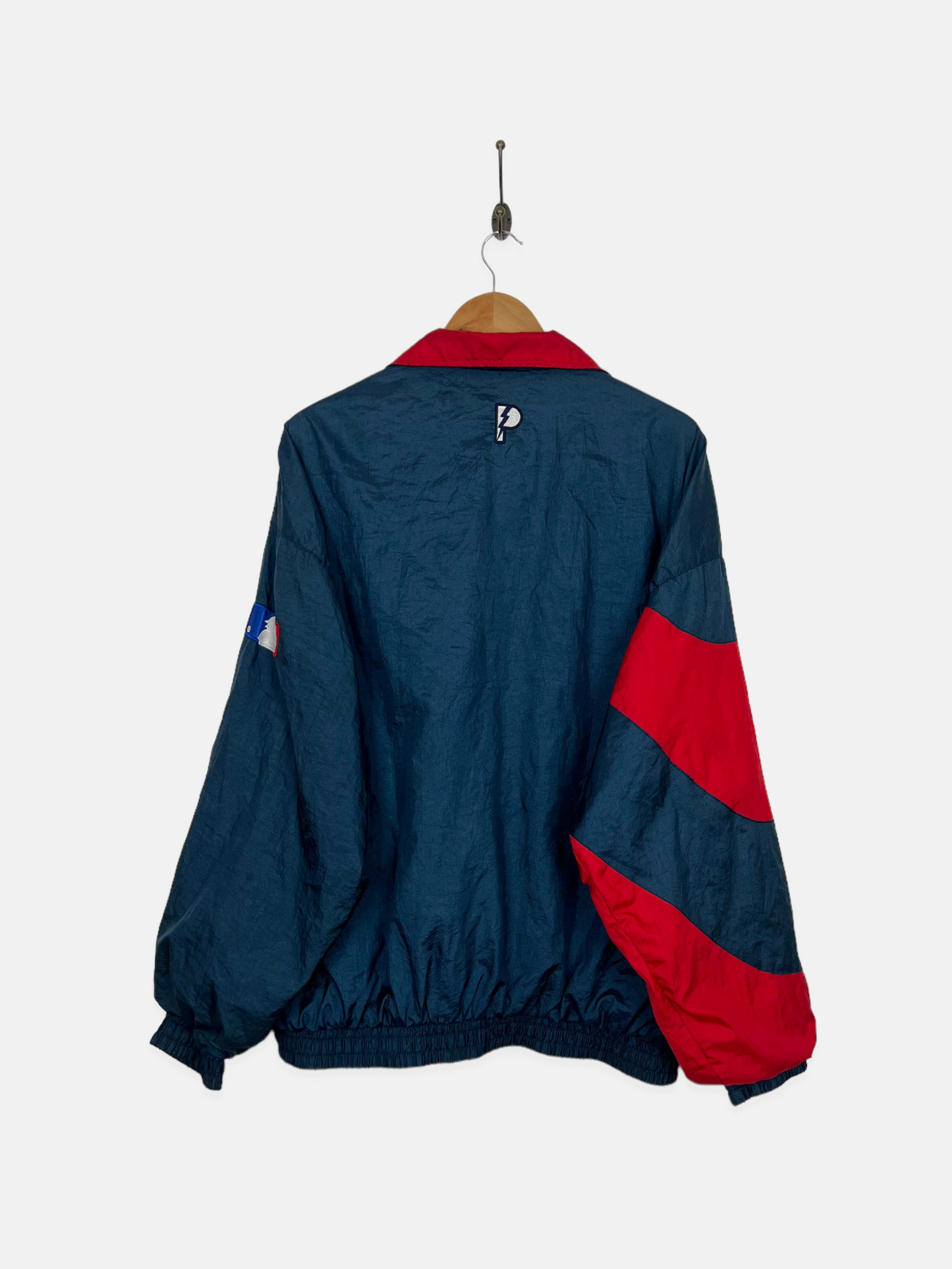 90's Cleveland Indians MLB Embroidered Vintage Jacket Size M-L
