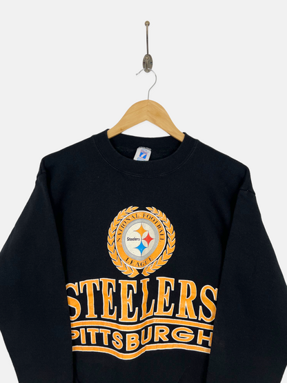 90's Pittsburgh Steelers NFL USA Made Vintage Sweatshirt Size 6