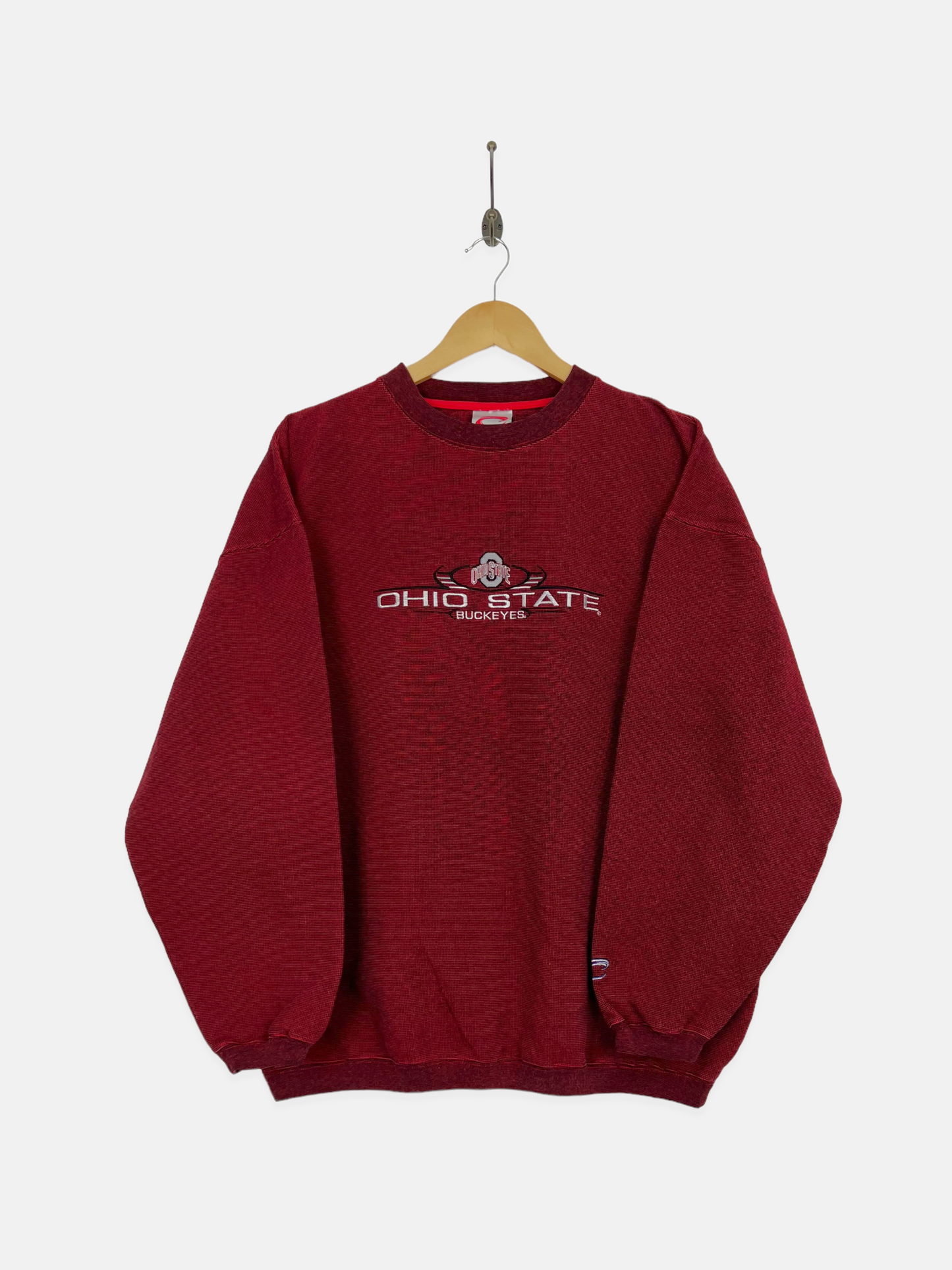 90's Ohio State Buckeyes Embroidered Vintage Sweatshirt Size L