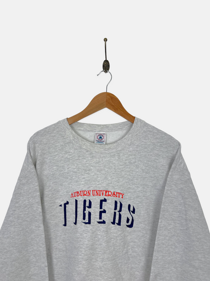 90's Auburn University Tigers Embroidered Vintage Sweatshirt Size M-L