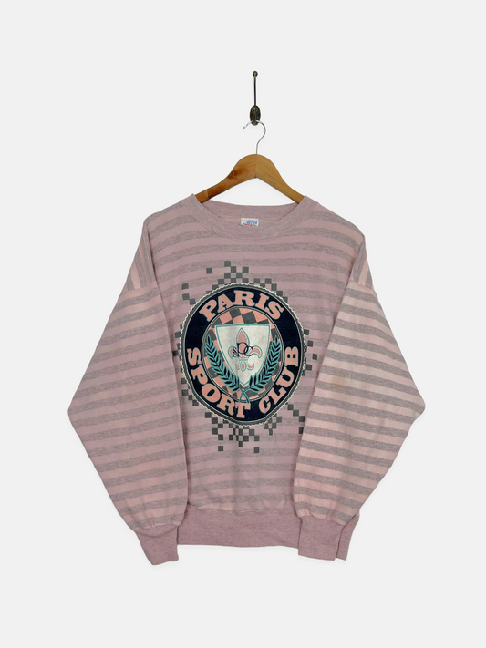 90's Paris Sport Club USA Made Vintage Sweatshirt Size M