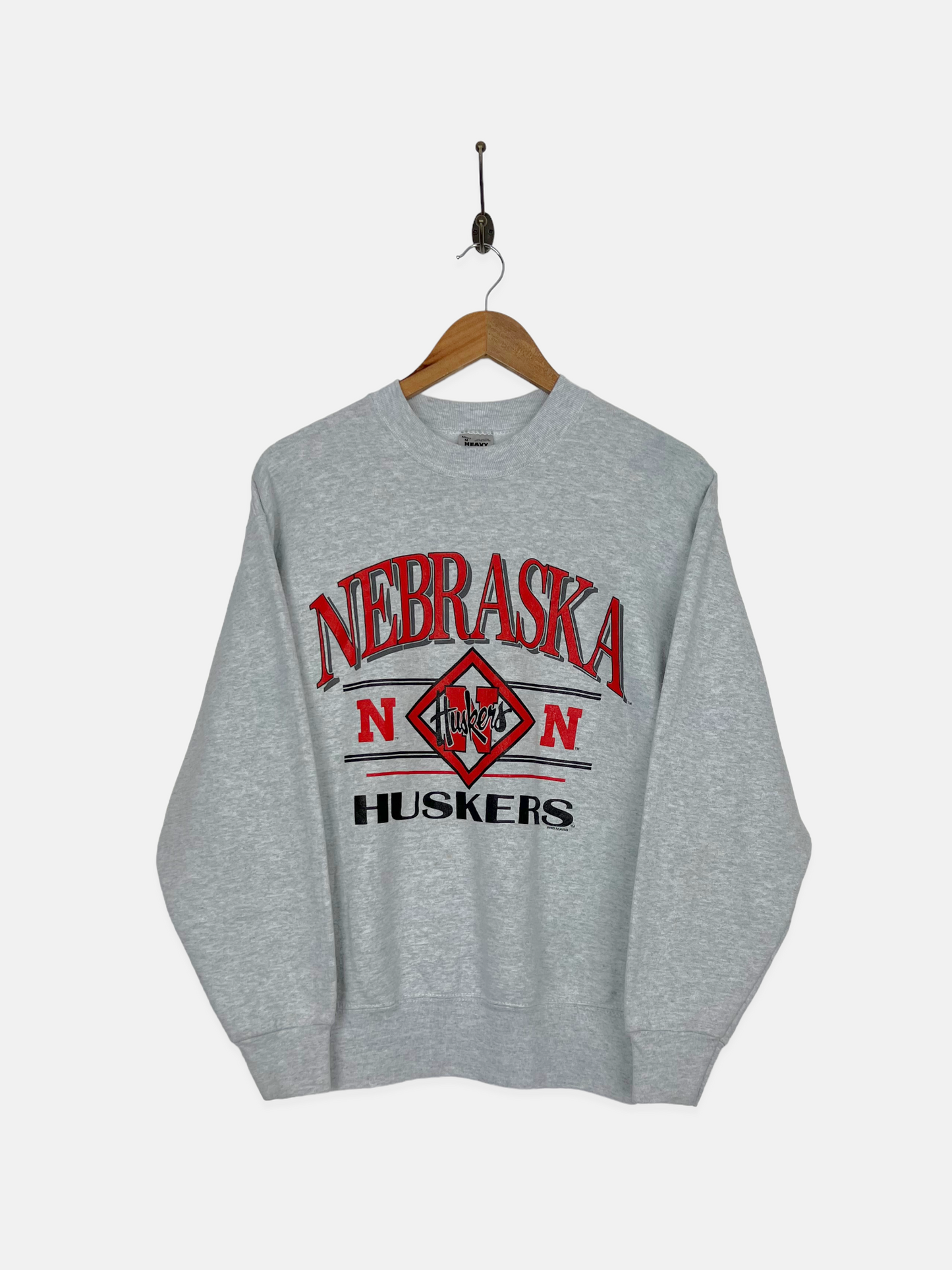 90's Nebraska Huskers USA Made Vintage Sweatshirt Size 8