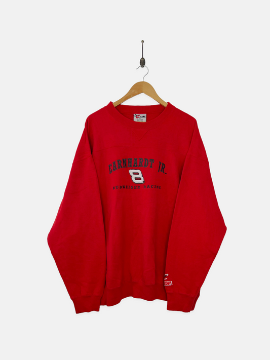 90's NASCAR Earnhardt Jr. #8 Embroidered Vintage Sweatshirt Size 2XL
