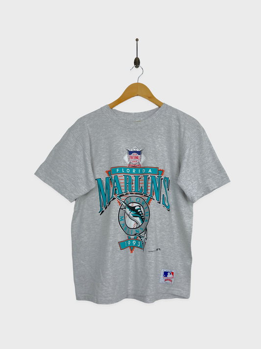 1993 Florida Marlins MLB USA Made Vintage T-Shirt Size 8