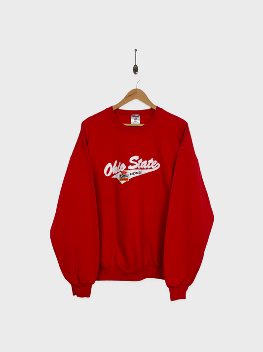 Ohio State 2003 Embroidered Vintage Sweatshirt Size M