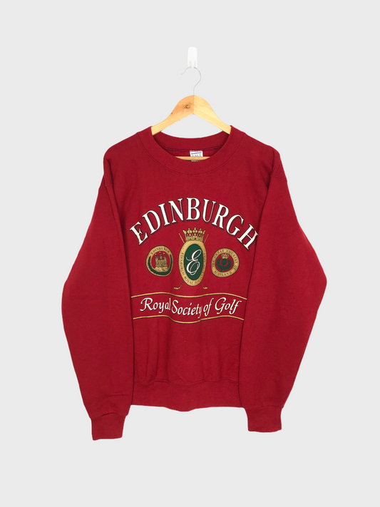 Edinburgh Golf USA Made Vintage Sweatshirt Size 10