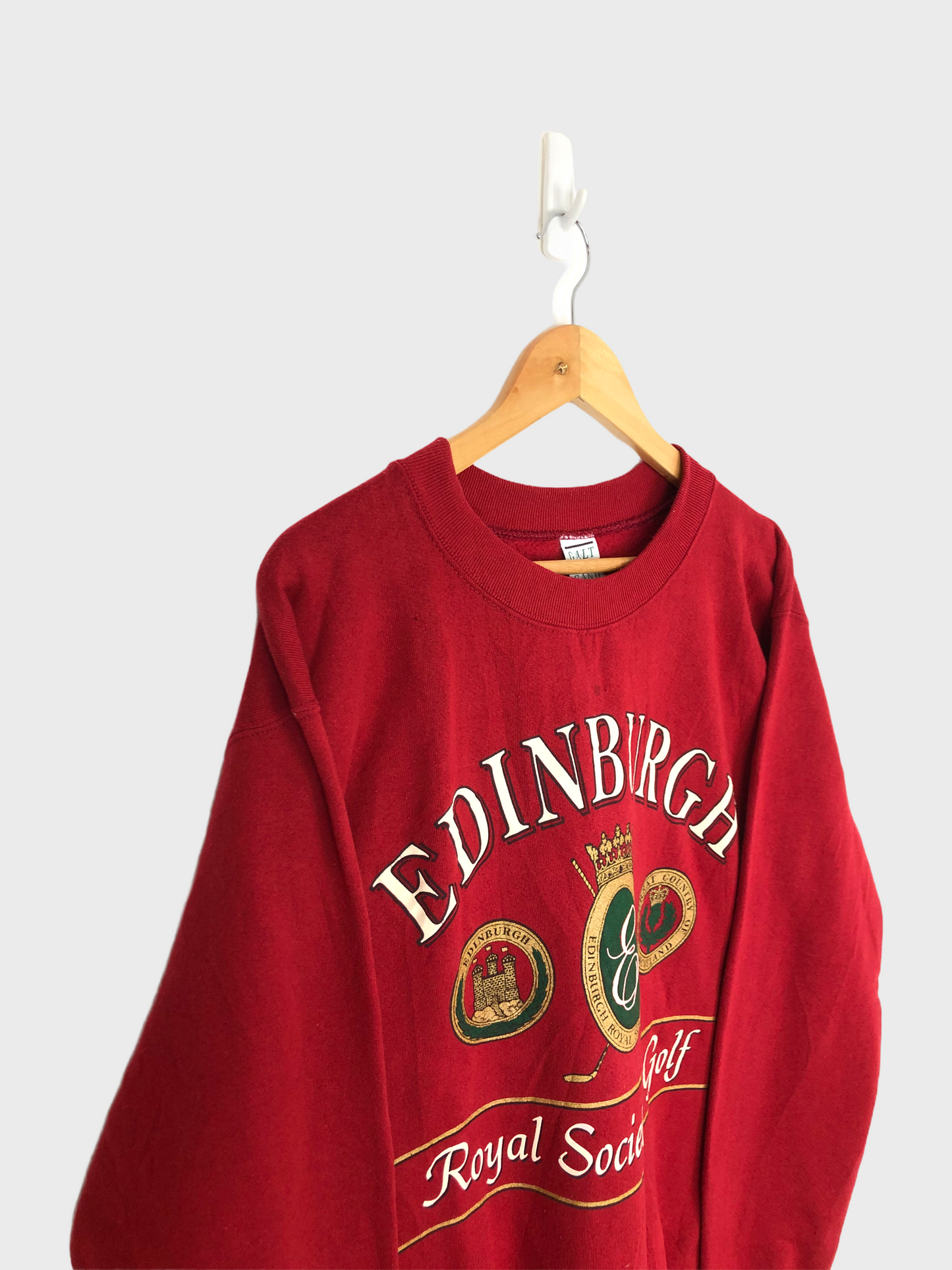 Edinburgh Golf USA Made Vintage Sweatshirt Size 10