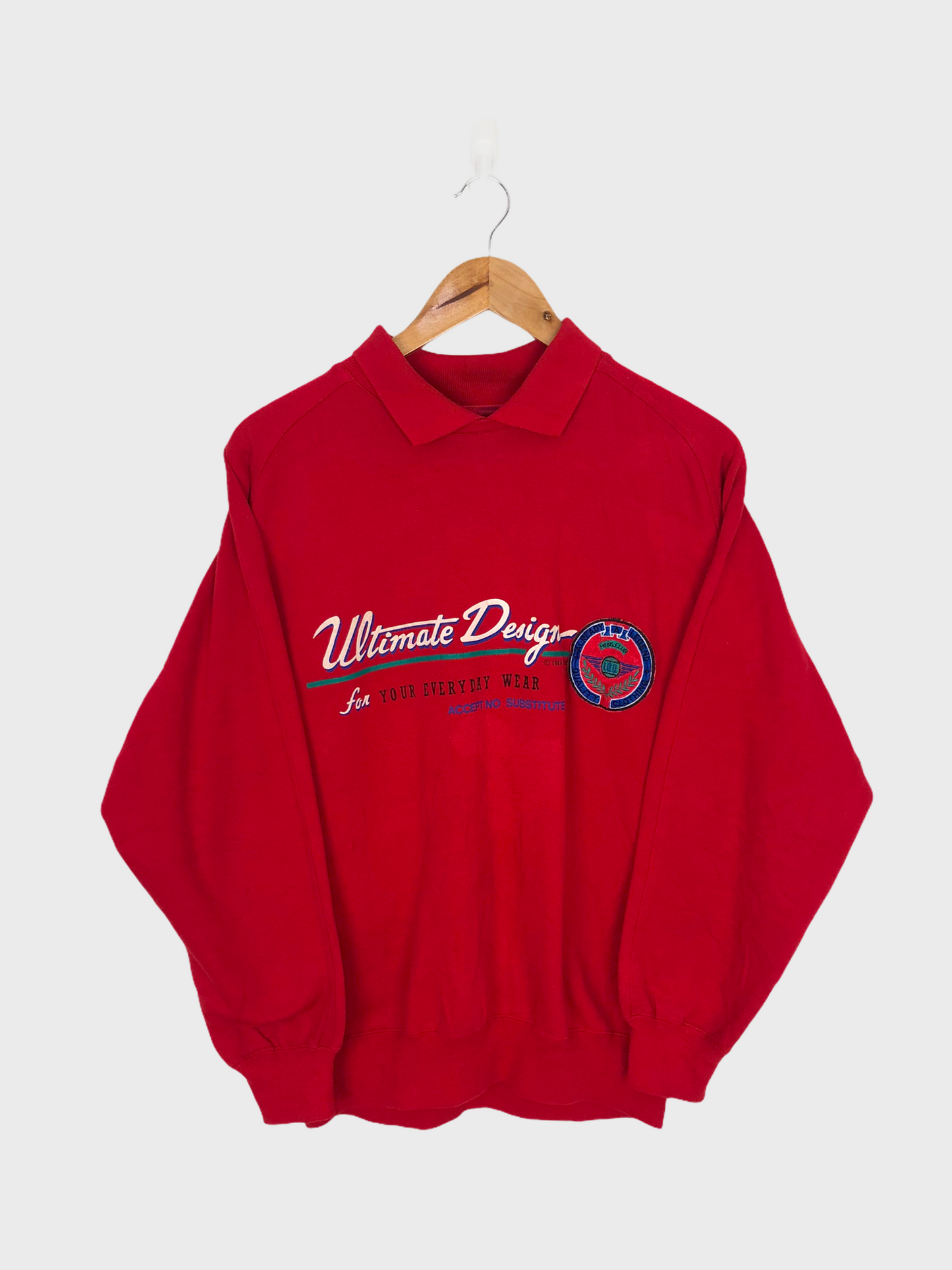 Vintage 1988 Ultimate Design Collared Vintage Sweatshirt Size 8