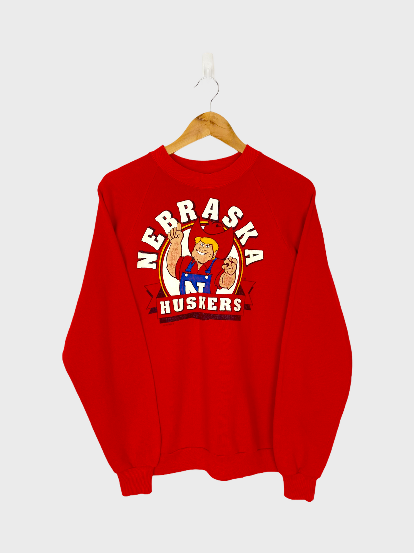 90's Nebraska Huskers University Vintage Sweatshirt Size 8