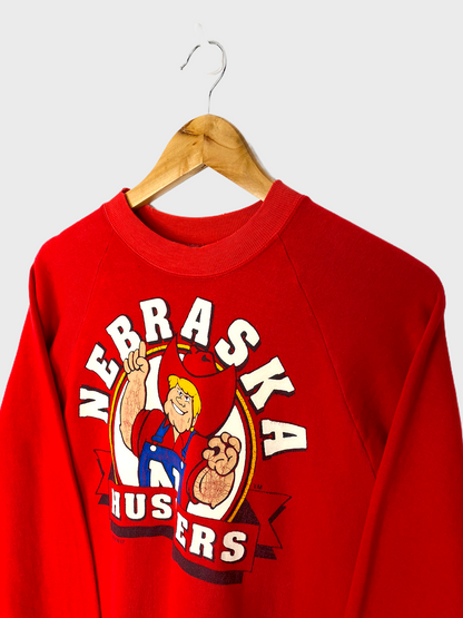 90's Nebraska Huskers University Vintage Sweatshirt Size 8