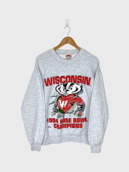 1994 Wisconsin Badgers USA Made Vintage Sweatshirt Size 10