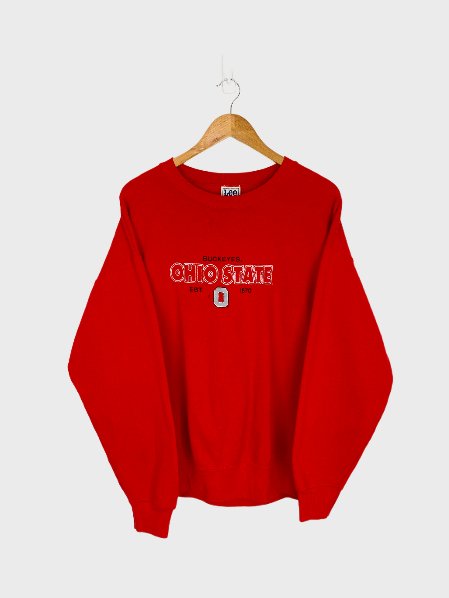 90's Ohio State Buckeyes Embroidered Vintage Sweatshirt Size M