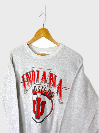90's Indiana Uni Hoosiers USA Made Light Vintage Sweatshirt Size 8