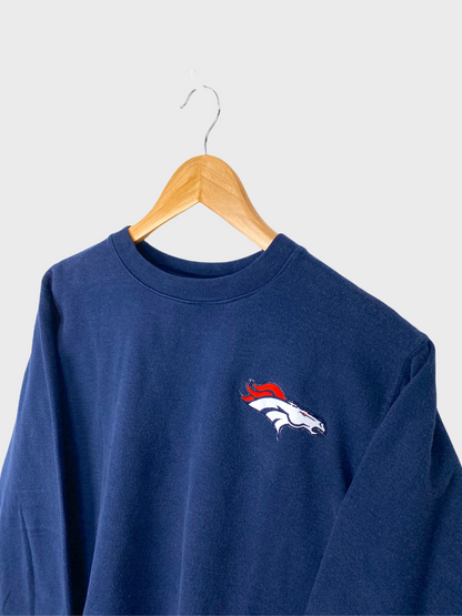 Denver Broncos NFL Embroidered Light Vintage Sweatshirt Size 6