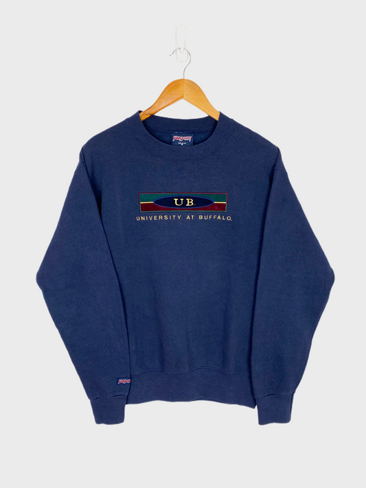 90's Buffalo Uni Embroidered USA Made Jansport Vintage Sweatshirt Size 6-8