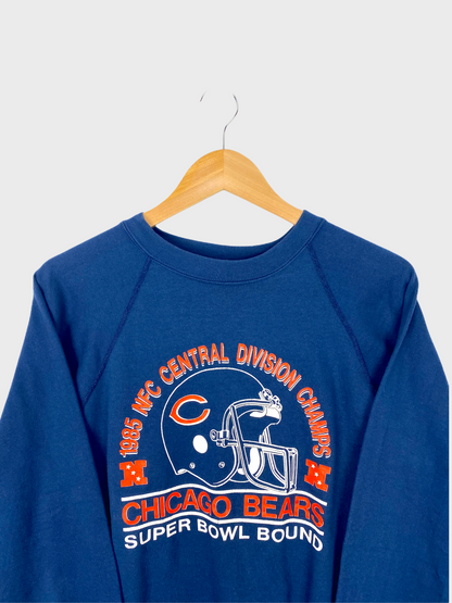 1985 Chicago Bears NFC Champs USA Made Light Vintage Sweatshirt Size 6