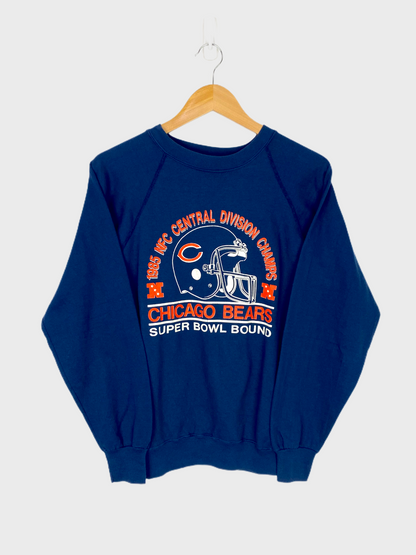 1985 Chicago Bears NFC Champs USA Made Light Vintage Sweatshirt Size 6