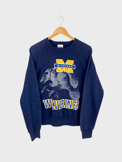 90's Michigan Wolverines USA Made Vintage Sweatshirt Size 8