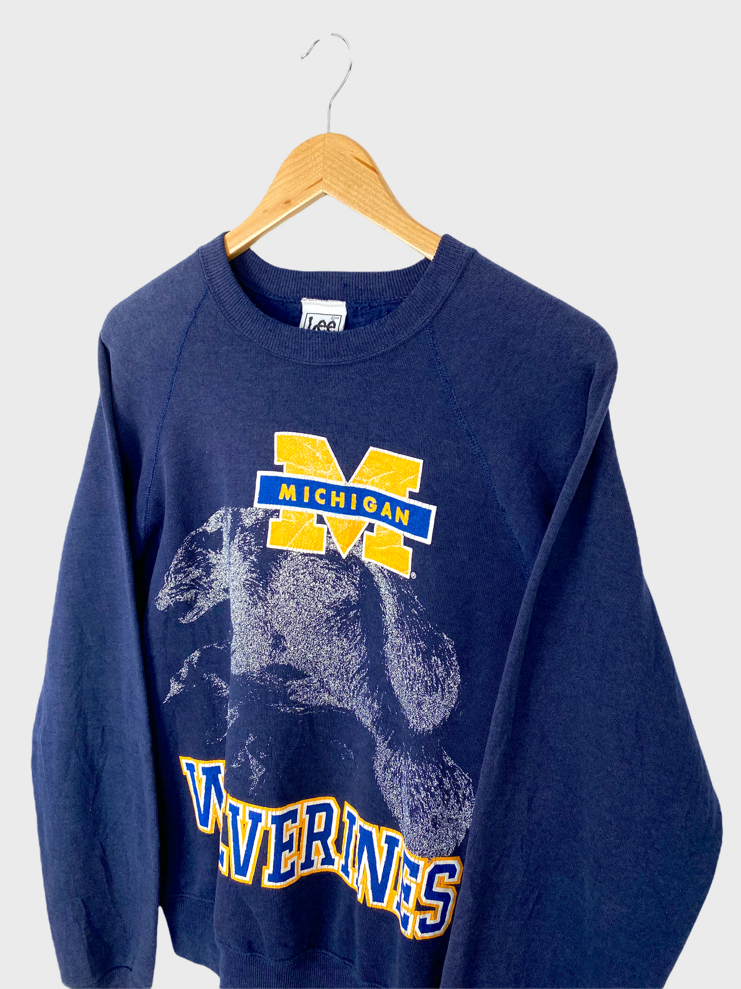 90's Michigan Wolverines USA Made Vintage Sweatshirt Size 8
