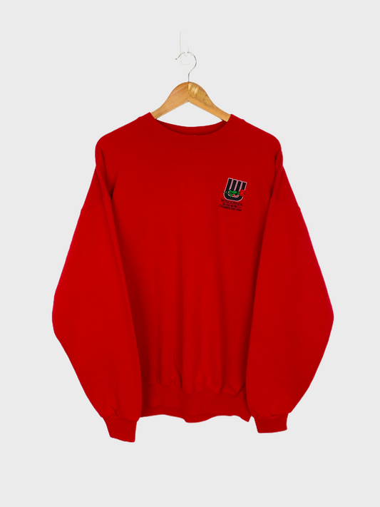 1994 Wisconsin Badgers Uni USA Made Embroidered Vintage Sweatshirt Size XL