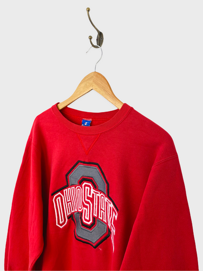 90's Ohio State Champion USA Made Embroidered Vintage Sweatshirt Size 12