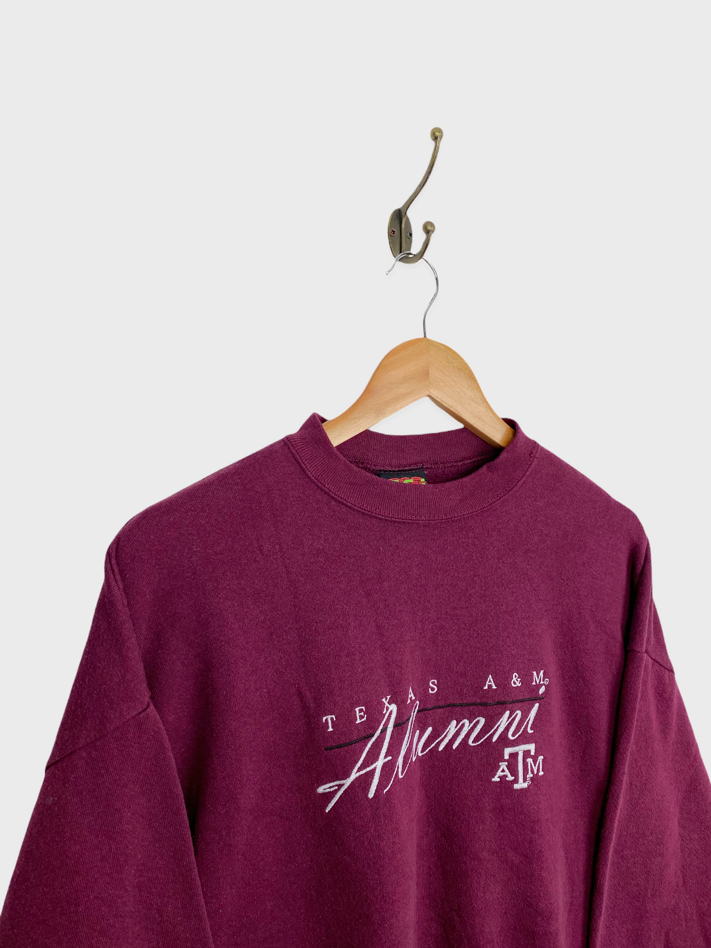 90's Texas A&M Alumni USA Made Embroidered Vintage Sweatshirt Size 10