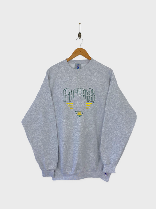 90's Green Bay Packers NFL USA Made Embroidered Vintage Sweatshirt Size 12