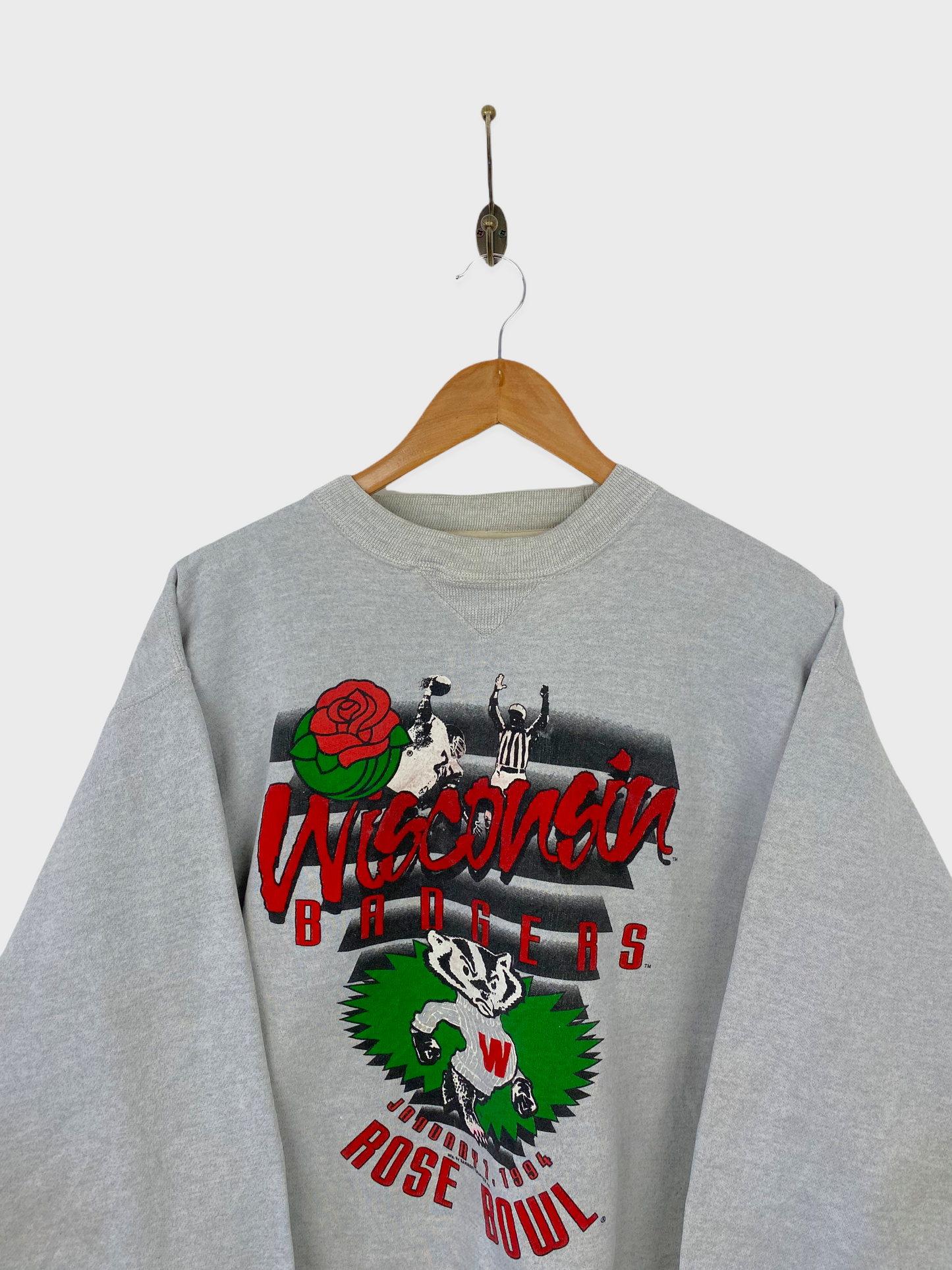 1994 Wisconsin Badgers Vintage Sweatshirt Size 12