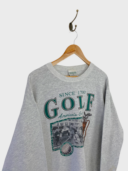 90's Golf 'America's Game' USA Made Vintage Sweatshirt Size 10-12