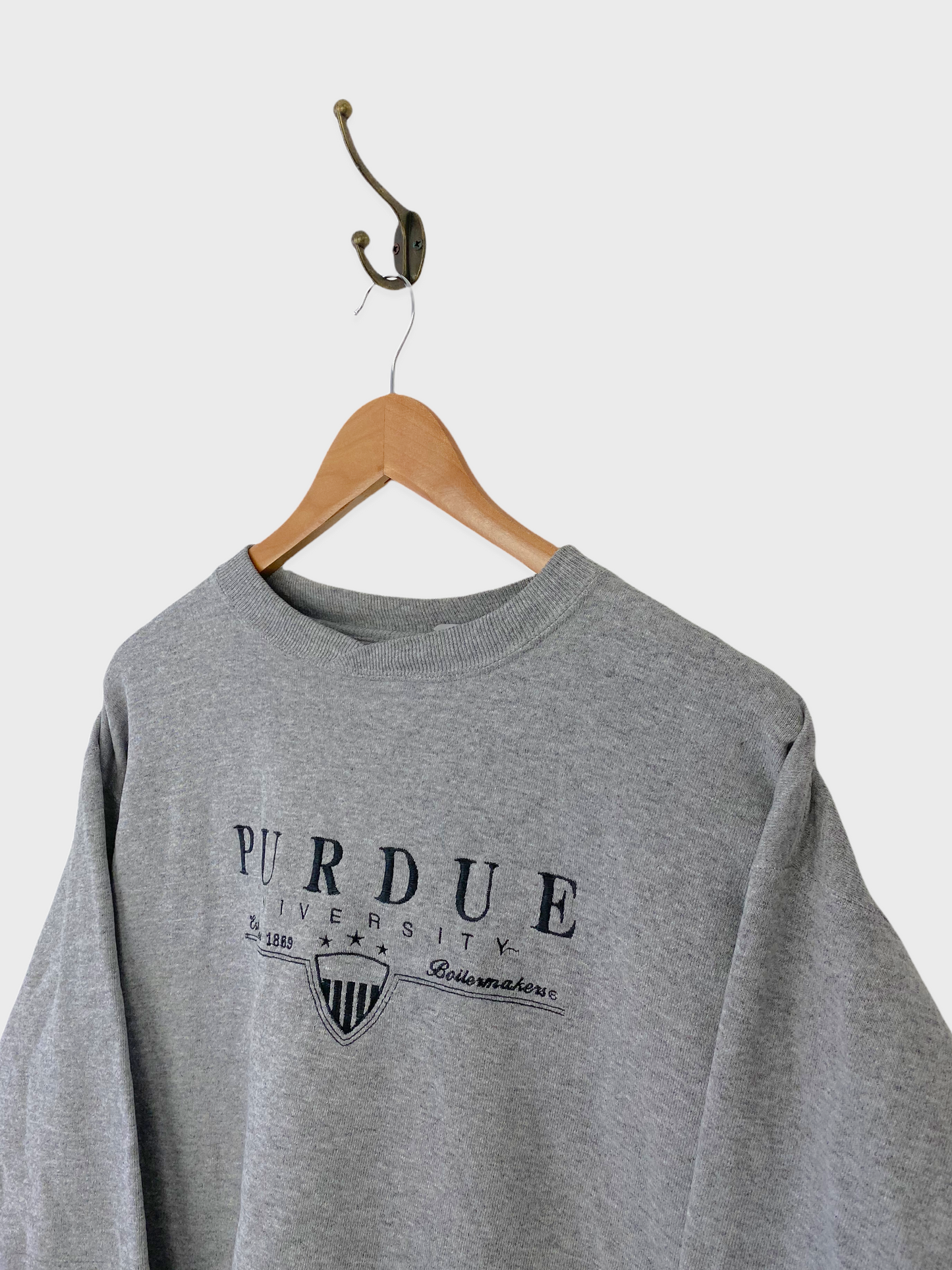 90's Purdue Boilermakers Embroidered Vintage Sweatshirt Size 12