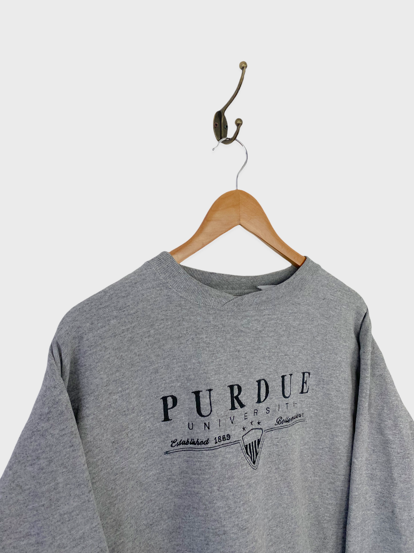 90's Purdue Boilermakers Embroidered Vintage Sweatshirt Size 12