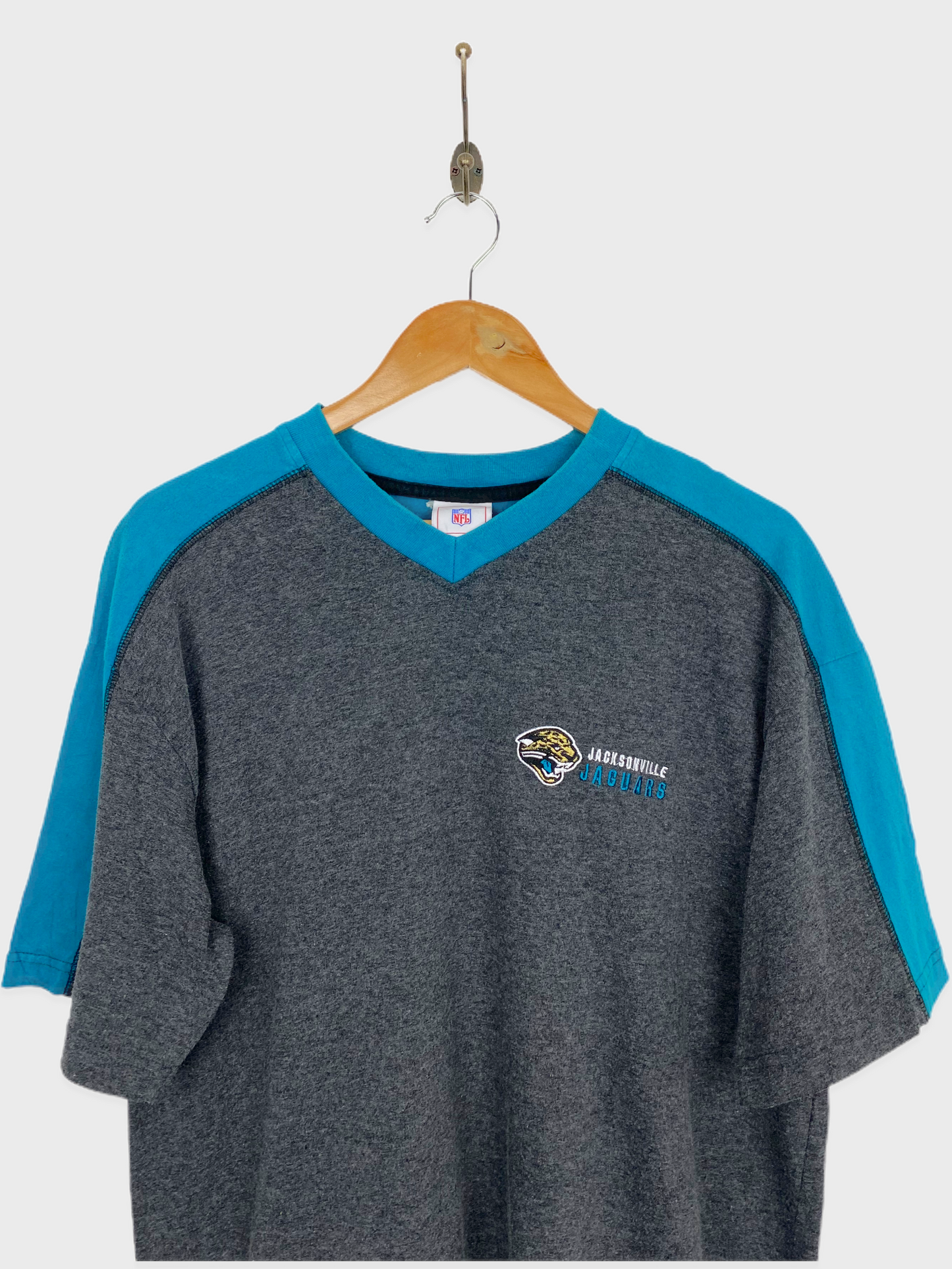 90's Jacksonville Jaguars NFL Embroidered Vintage T-Shirt Size L-XL