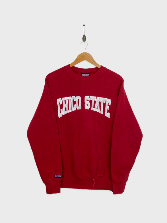 90's Jansport Chico State USA Made Embroidered Vintage Sweatshirt Size 8